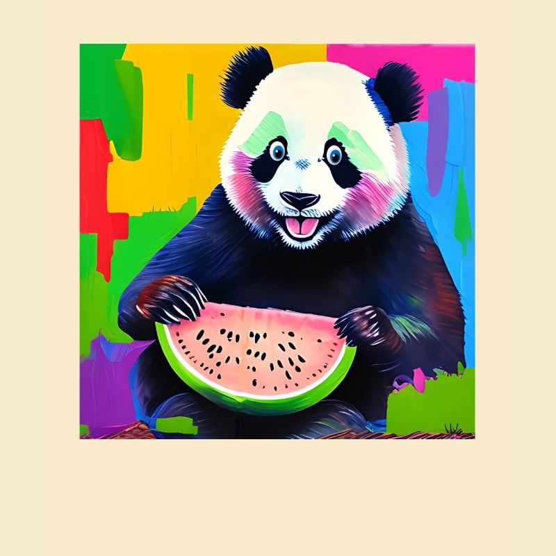 Design eines digitalen Ölgemälde-Stils mit einem