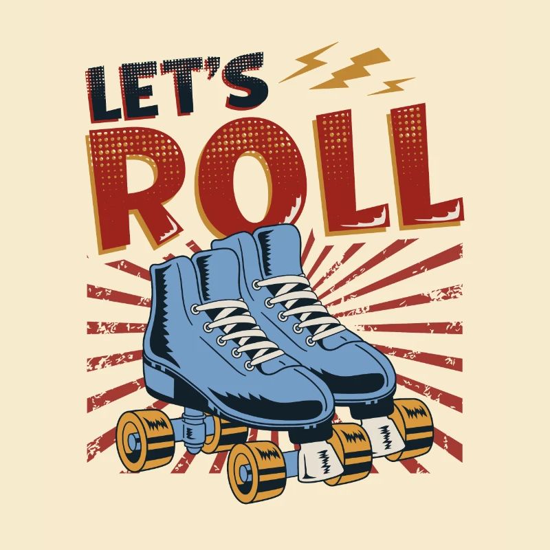 Let's Roll Roller Blade Skating, roller skater