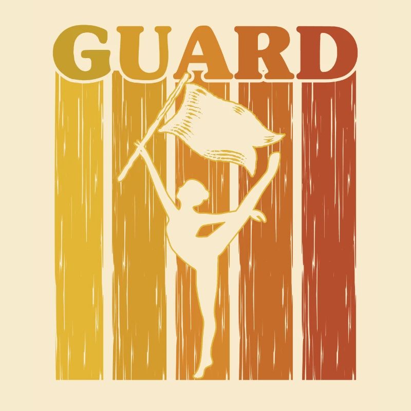 Cadeau de garde de drapeau de garde
