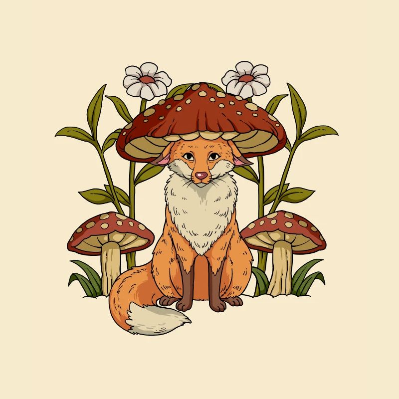 Cottagecore Fox