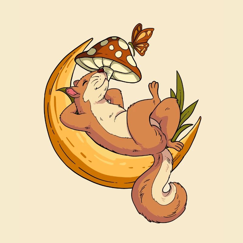 Cottagecore Squirrel