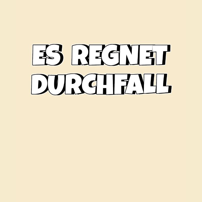 Es regnet Durchfall