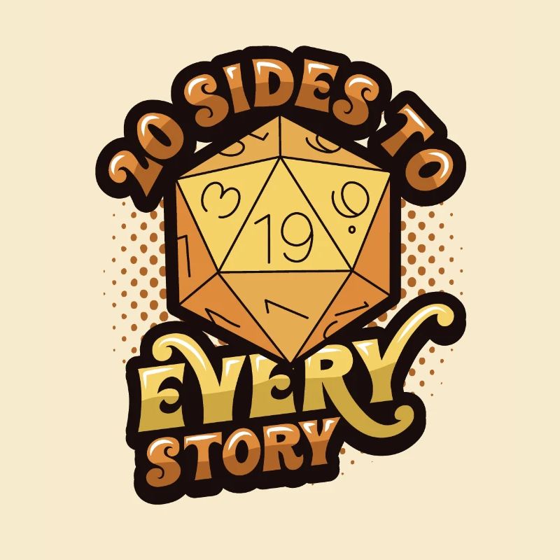 20 pages de chaque histoire D20 cube