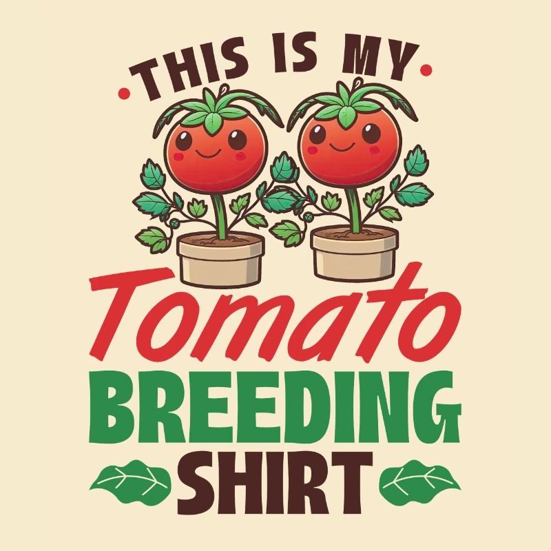 Chemise de sélection végétale de tomate, drôle de tomate