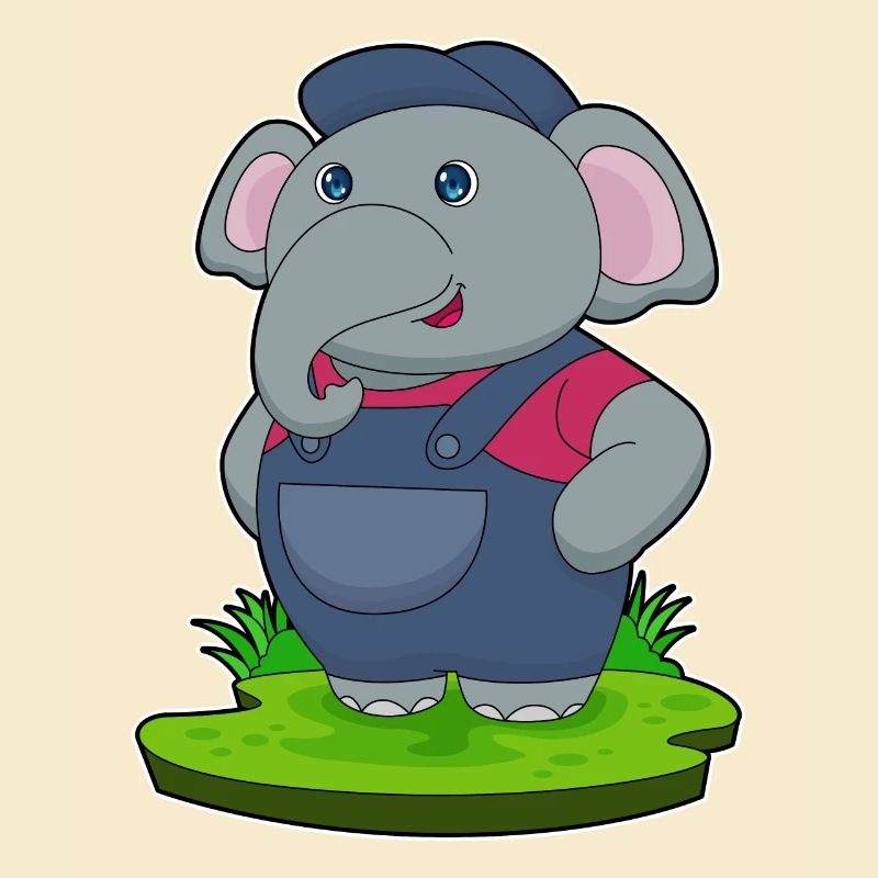 Elephant craftsman Blaumann