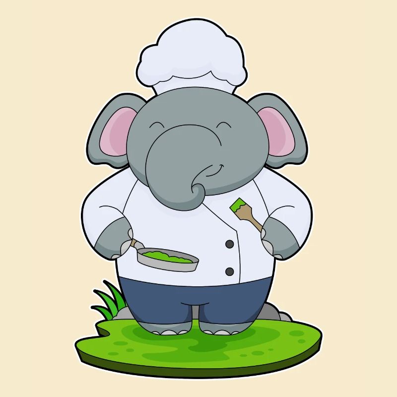 Poêle à éléphant