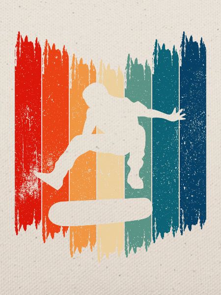 Retro Skateboard Skateboarding