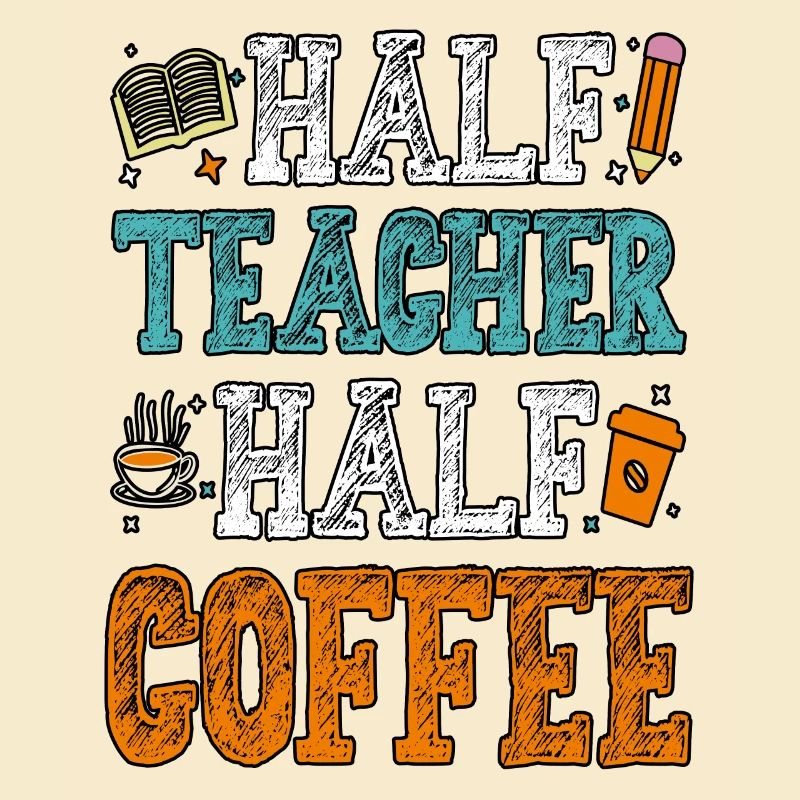 Halb Lehrer, halb Kaffee Kaffeelehrer