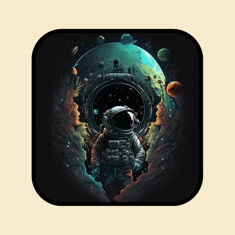 Astronaute abstrait