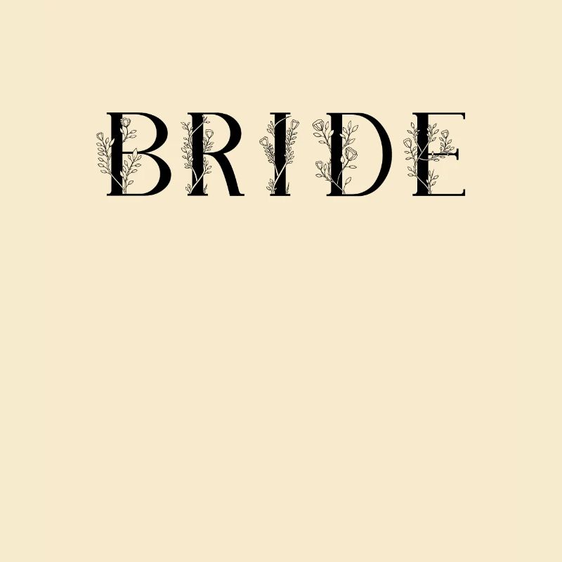 Lettrage de mariée