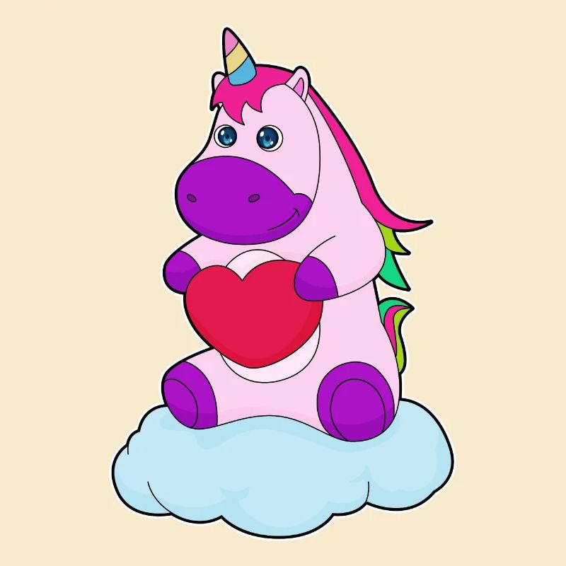 Einhorn Herz
