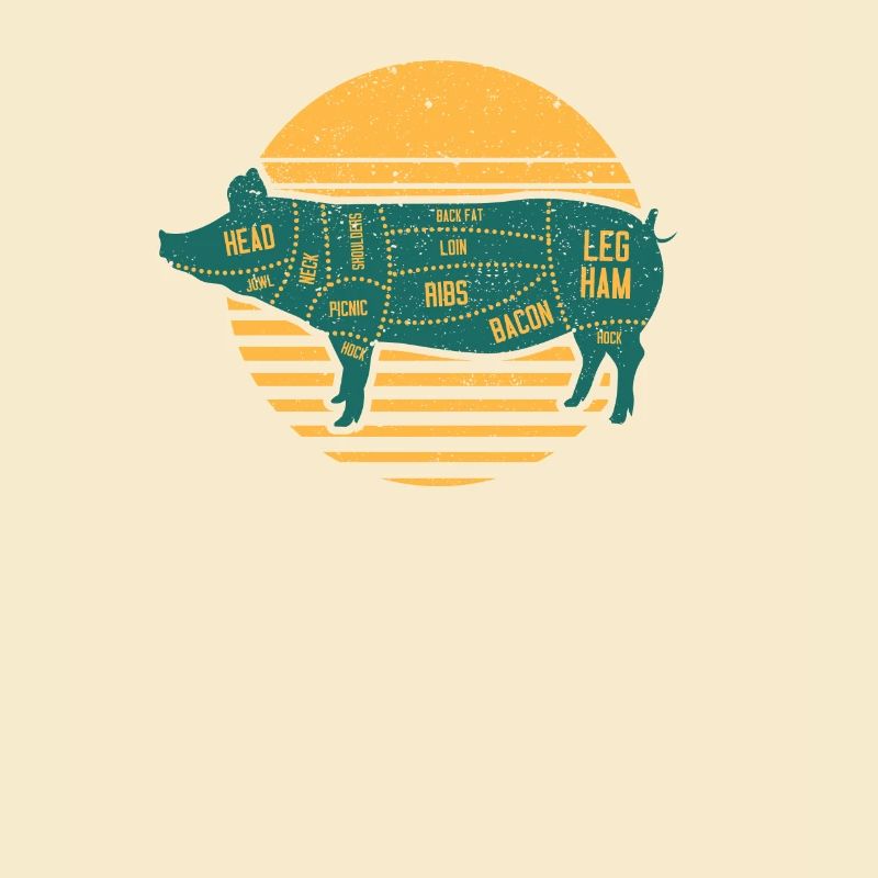 Pulled Pork Fleischstücke Chef BBQ Grillen Koch