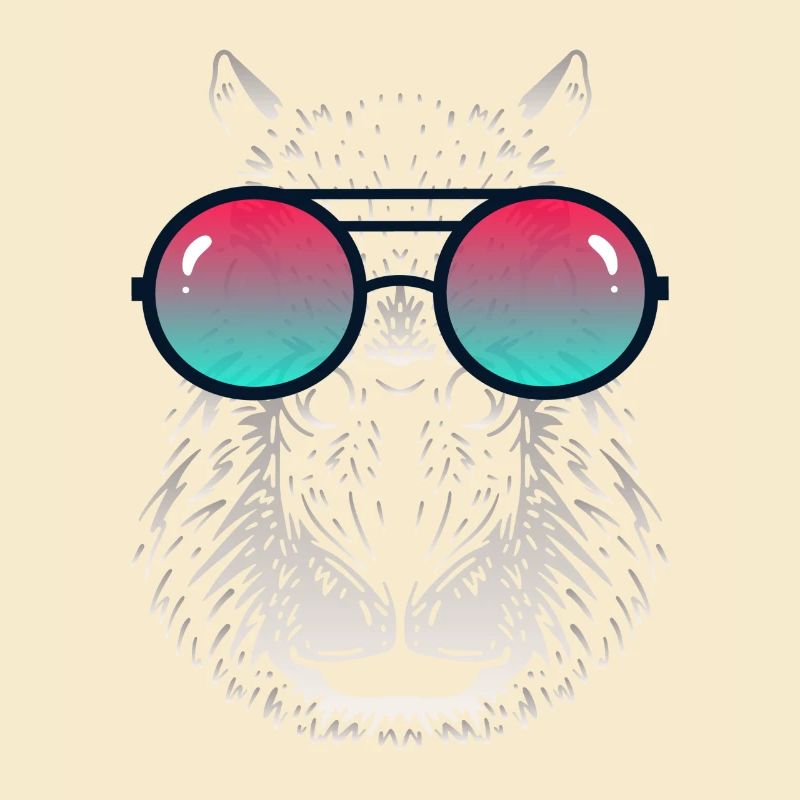 Cooles Capybara mit Sonnenbrille