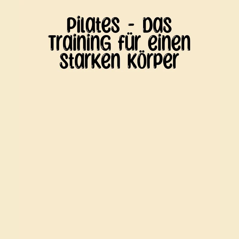 Pilates - Pilates - das Training für einen