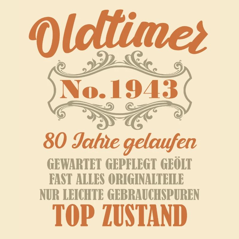 80 Geburtstag Oldtimer 1943