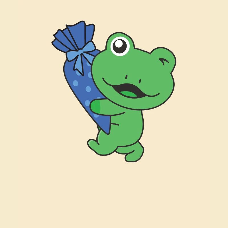 bye bye kindergarten hello school frog