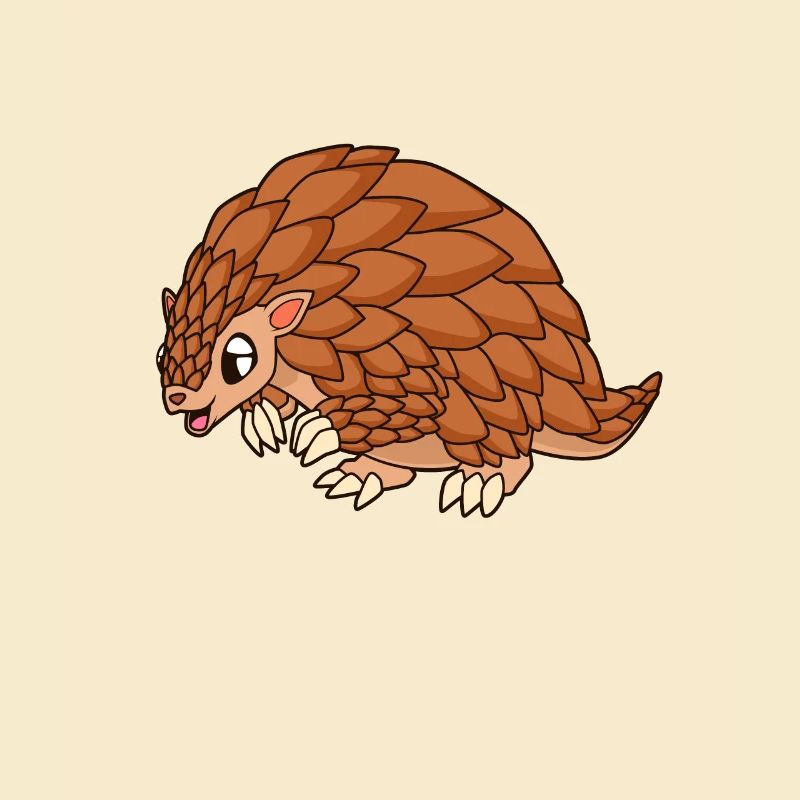Kawaii Pangolin