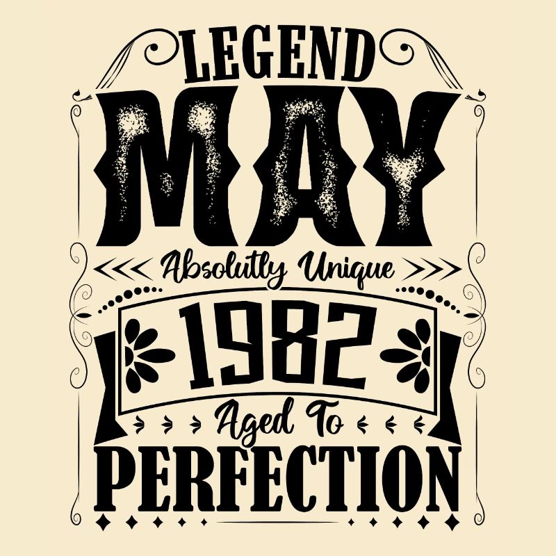 May 1982. Birthday May 1982. Gift May 1982.