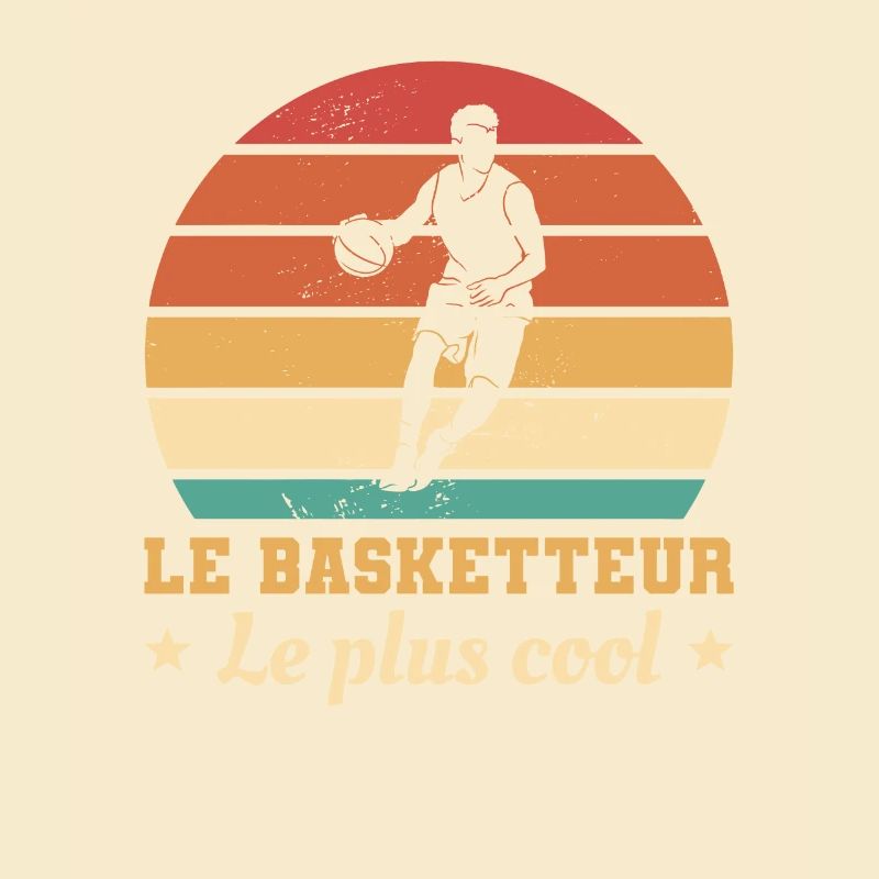 Retro Le Basketteur Le Plus Cool Basket-Ball