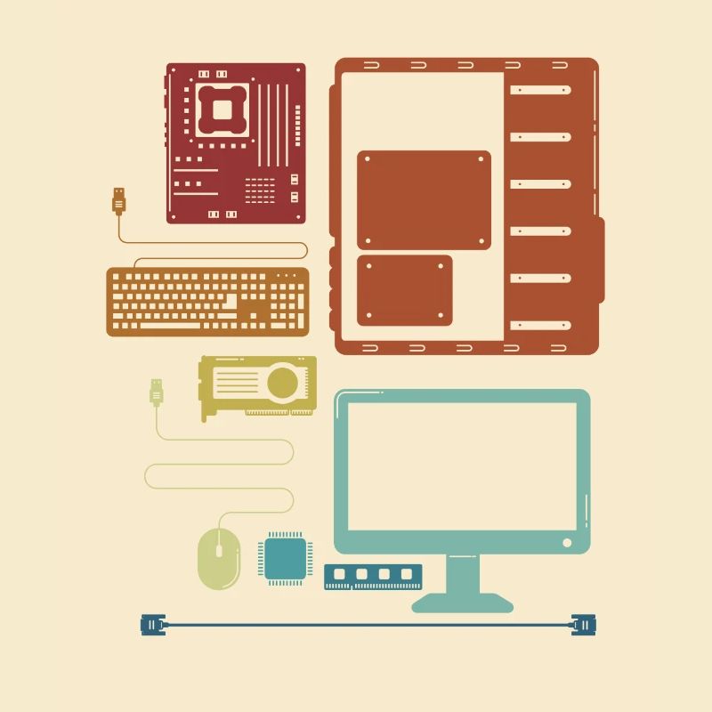 Retro Hardware Admin IT-Betrieb Informatiker