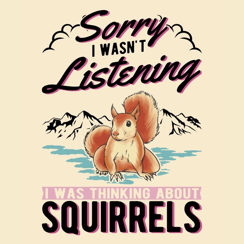 Eichhörnchen Geschenk Grauhörnchen Squirrel