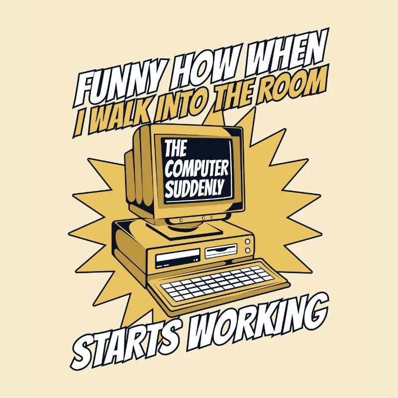 The Computer Suddenly Starts Working Admin