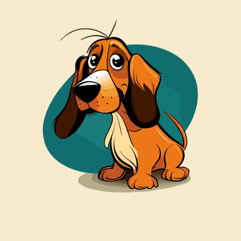 Hund im comic style