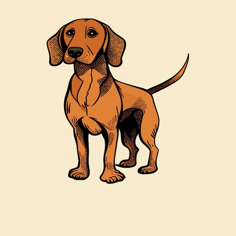 Hund im comic style