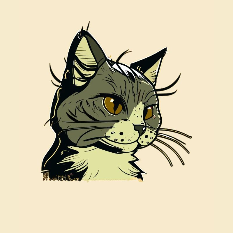 Katze im comic style