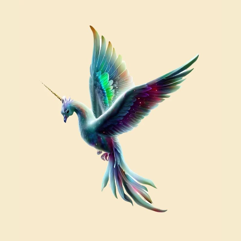 Oiseau licorne