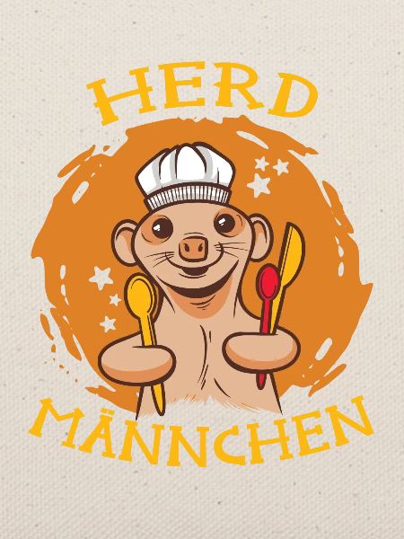 Herd Männchen das Erdmännchen