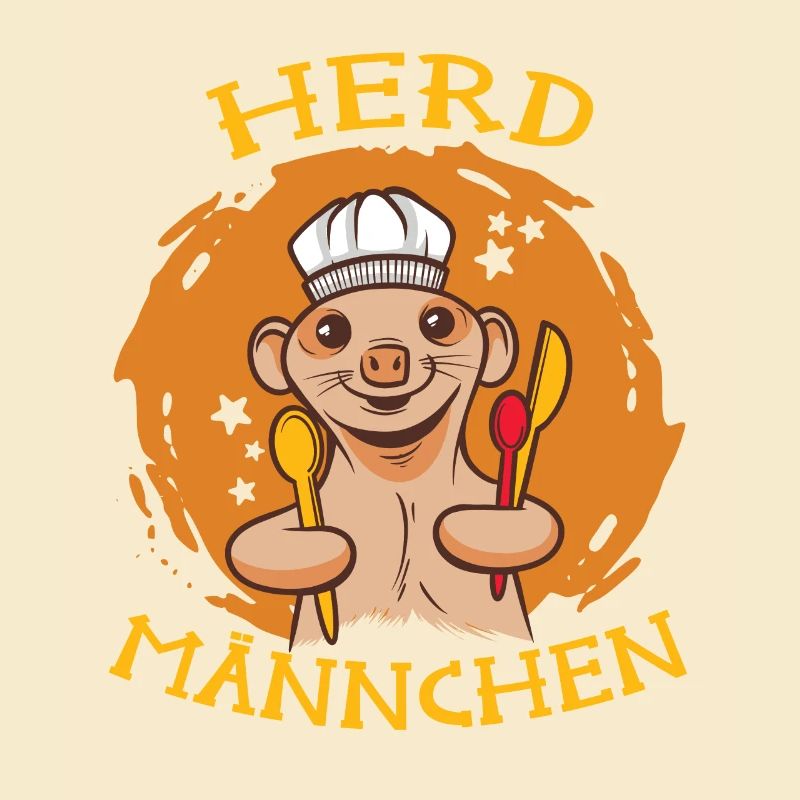 Herd Männchen das Erdmännchen