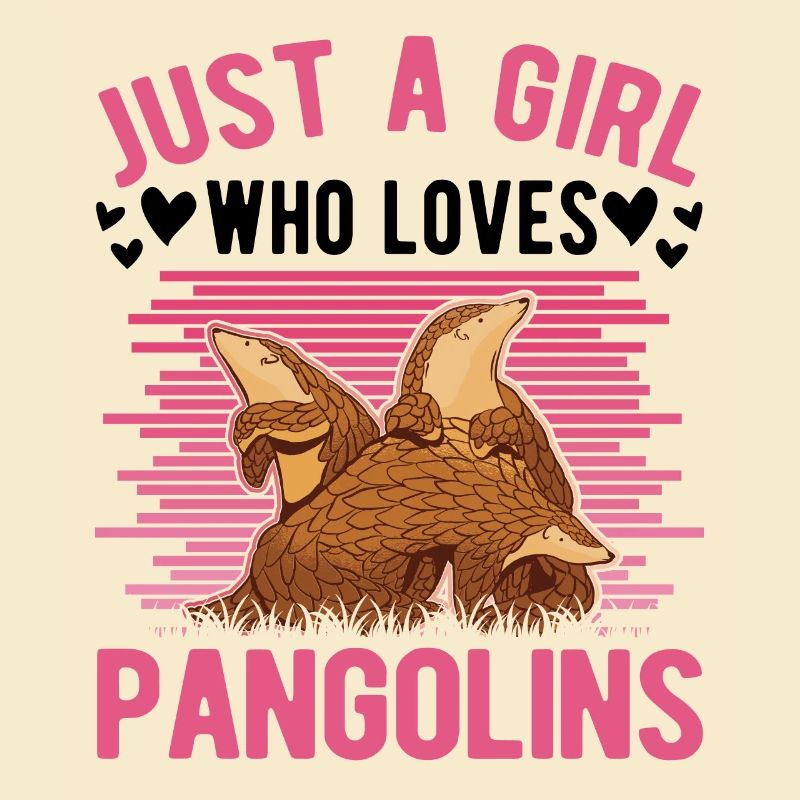 Pangolin Mädchen Schuppentier