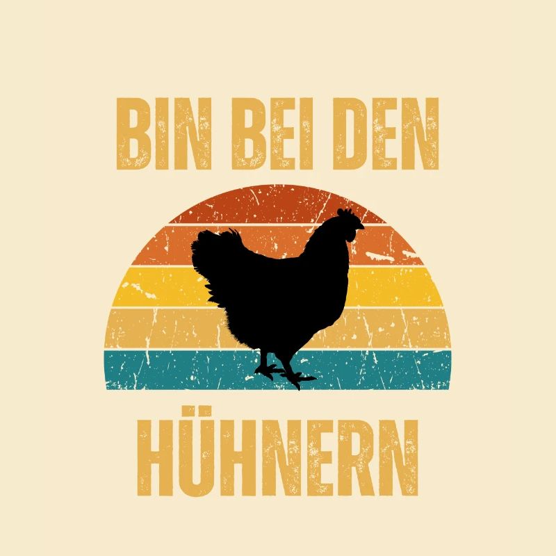 bin bei den Hühnern