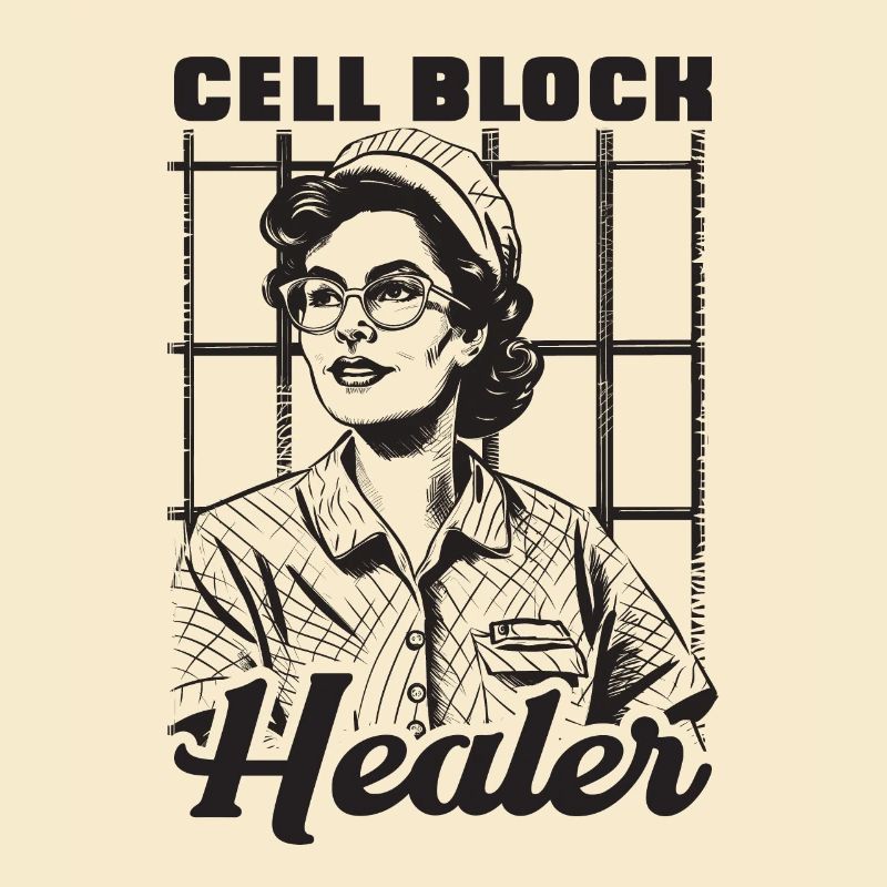 Infirmière correctionnelle guérisseuse de bloc cellulaire