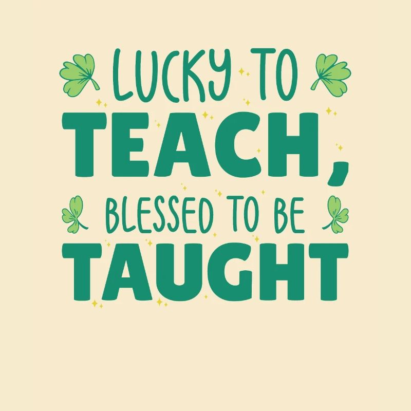 St. Patrick's Day Teaching Lucky Shamrock Clover