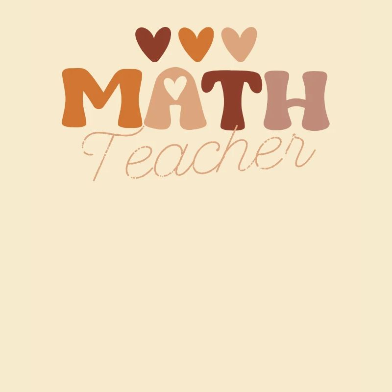 Math Teacher Squad Team Coach Mathematics Back