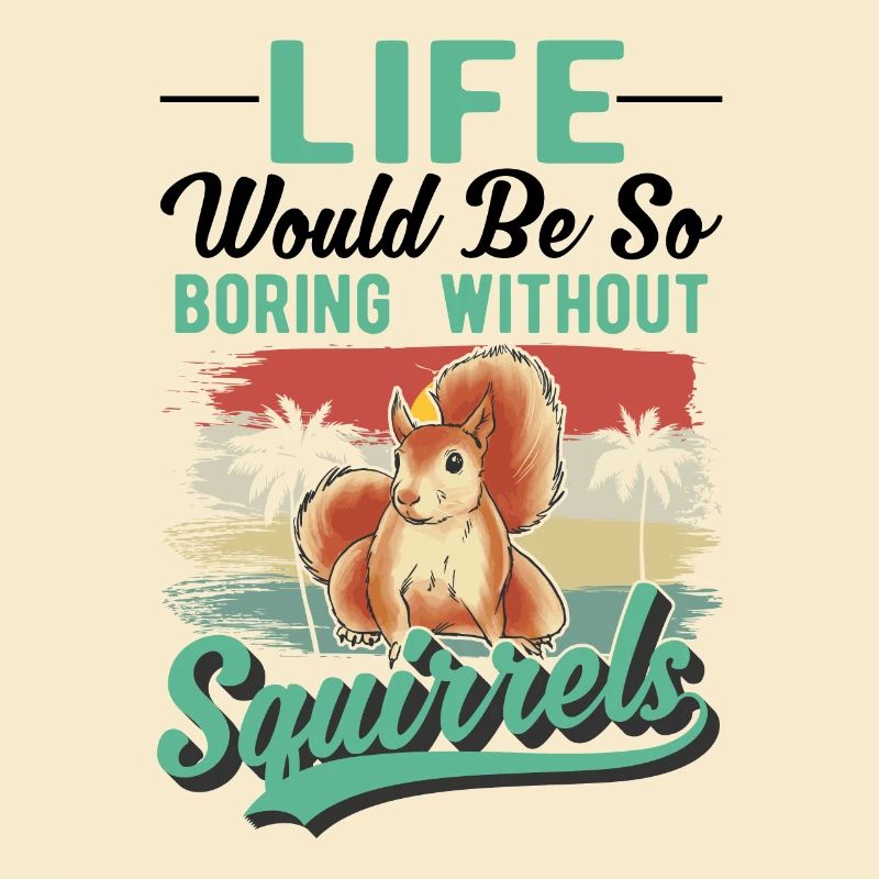 Eichhörnchen Geschenk Squirrel Grauhörnchen