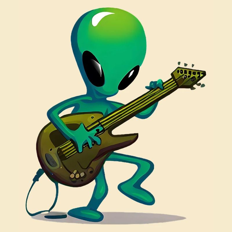 Guitariste extraterrestre
