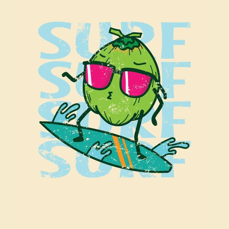 Surf Surf Surf Coconut Palm Exotic