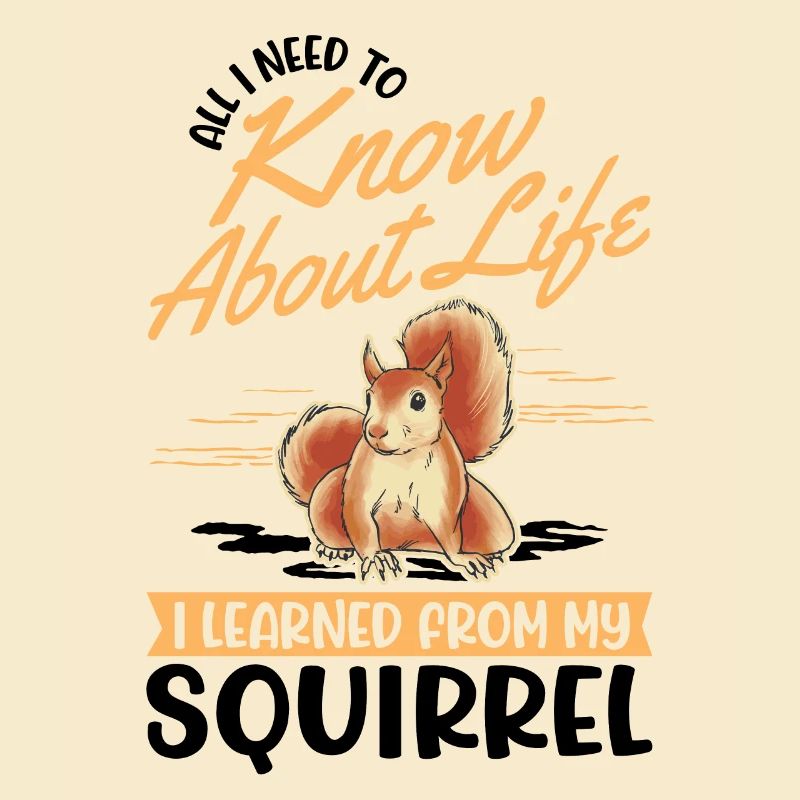 Eichhörnchen Geschenk Grauhörnchen Squirrel