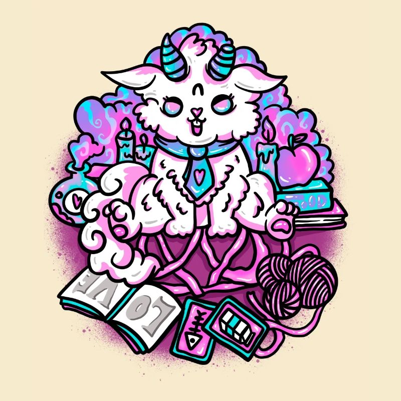 Demons Cat Summoning Cute Cat Devil