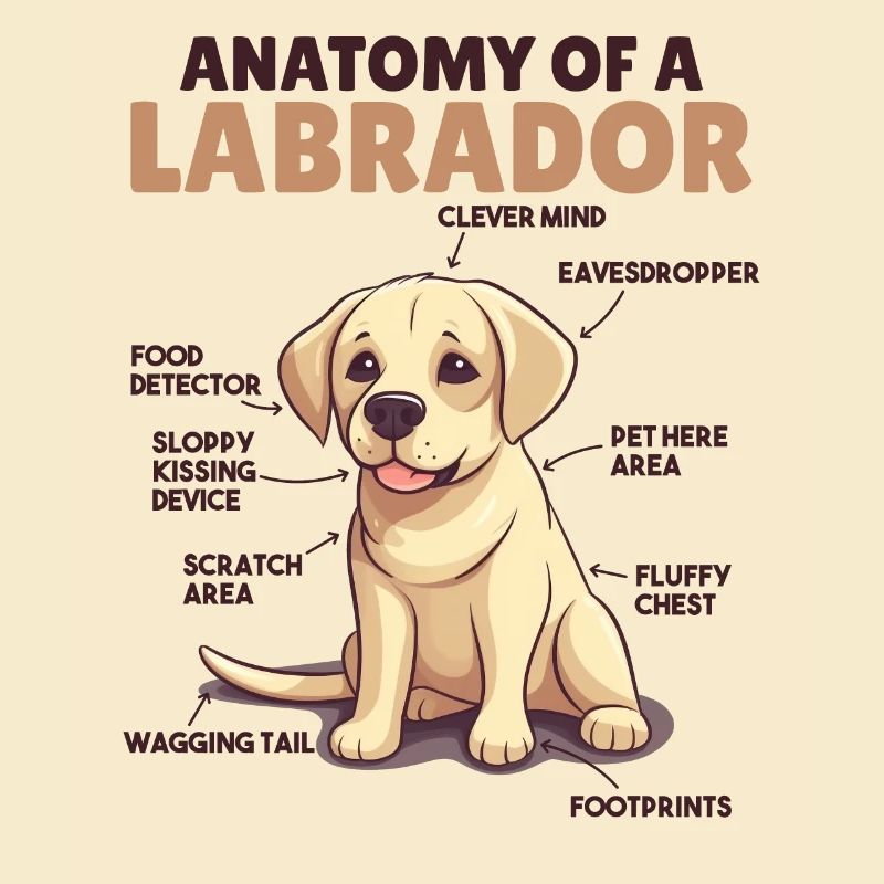 Explication du chien Anatomie d’un Labrador