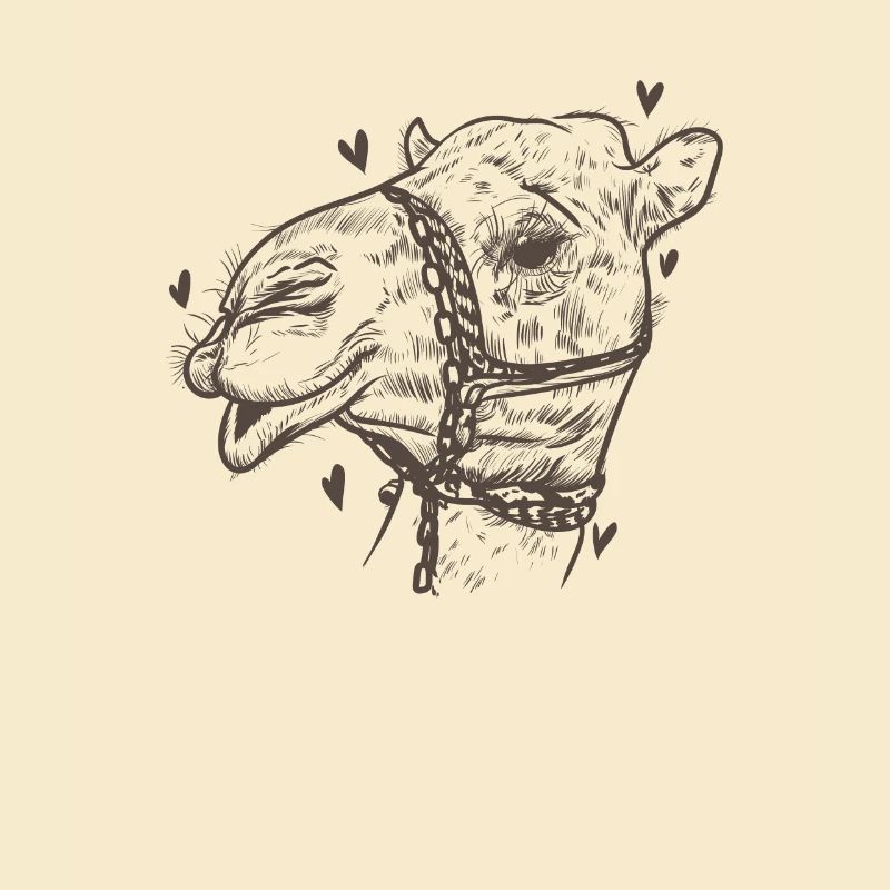 Kamel Karawane Wüste Dromedar Tier