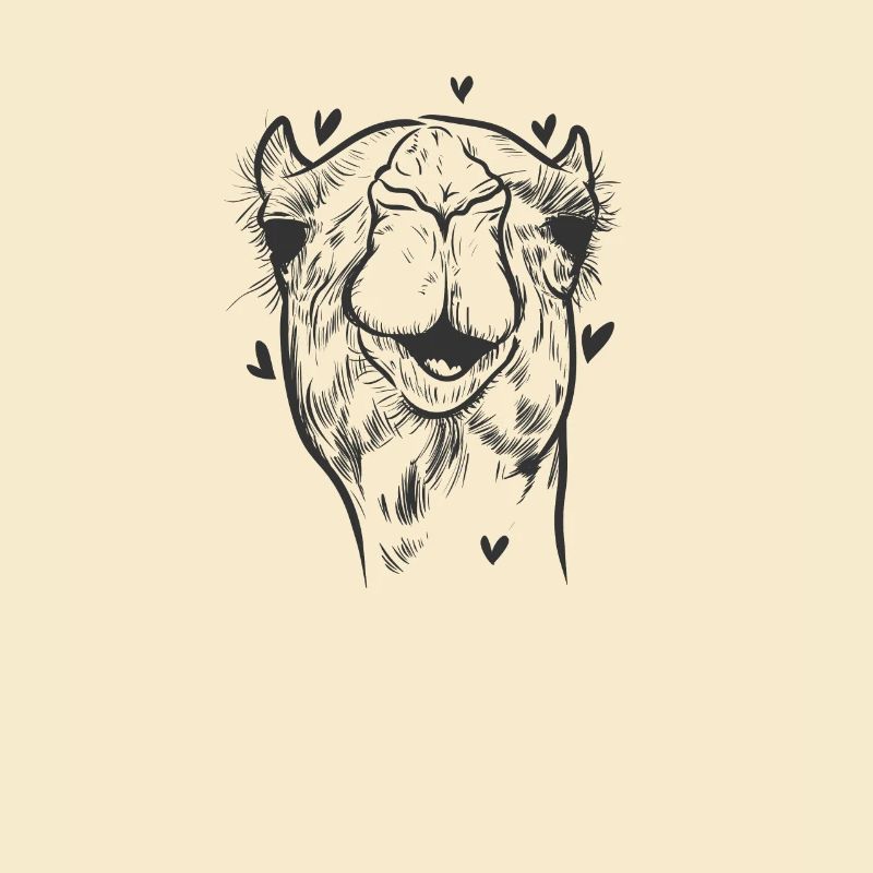 Kamel Höcker Savanne Wüste Dromedar