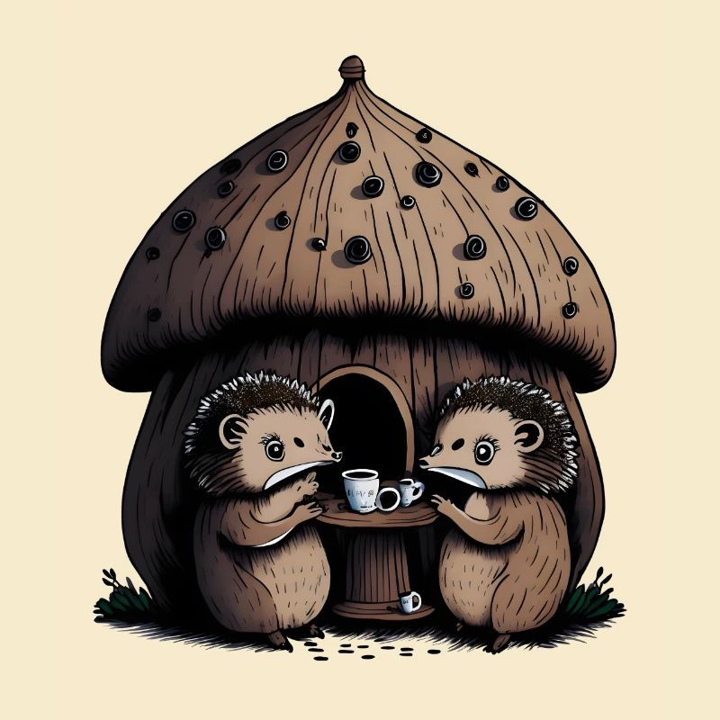 Igel Teeparty Pilz Startseite