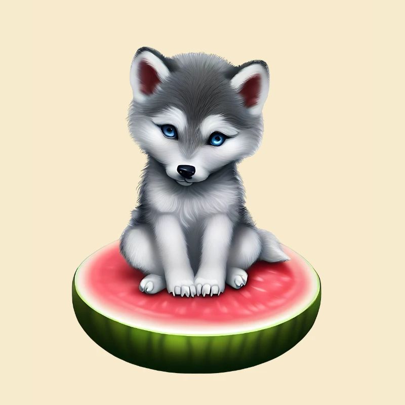 Wassermelone Wolf