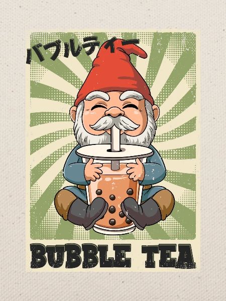 Boba Tea Gnom Bubble Tea
