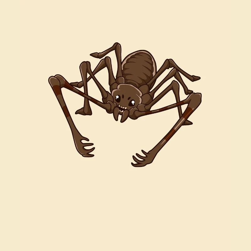 Araignée Fléau Kawaii