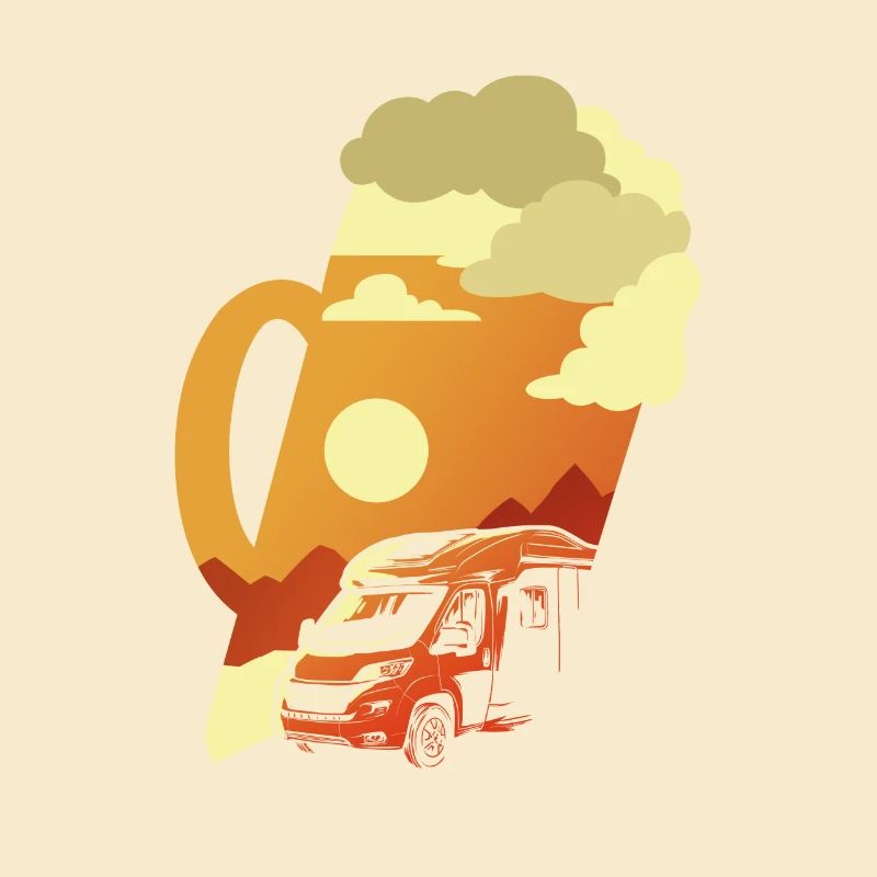 Camping camper caravan funny camping
